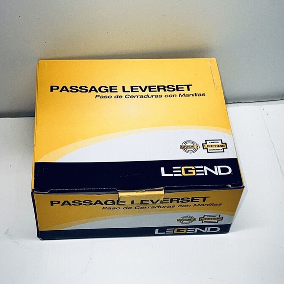 Legend 809125 Wave Style Lever Handle Passage right or left Leverset Grade3 READ - Picture 3 of 9